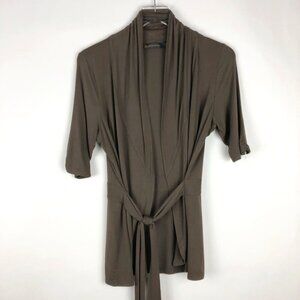 Outback Red Belted Lightweight Cardigan. Brown. Size M